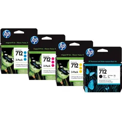 HP Original 712 Druckerpatronen - 10er Multipack