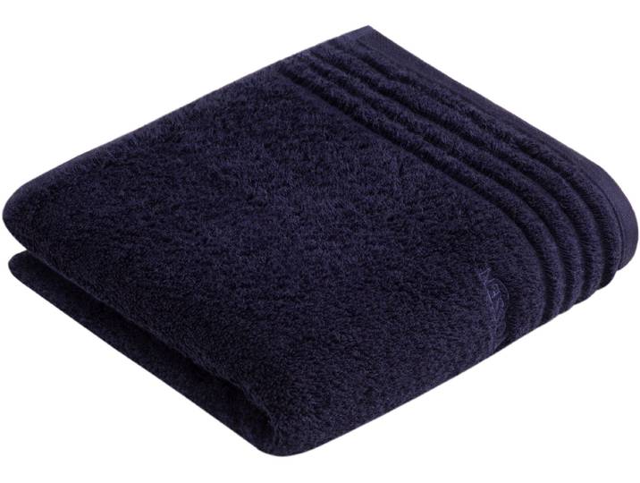 Handtuch VOSSEN Vienna Style Supersoft , deep water, B:50cm L:100cm, Webfrottier, Baumwolle, Handtücher, Handtuch, Supersoft Baumwolle