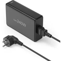 Hama 5-Fach USB-C Ladestation 240W, GaN Schnellladegerät