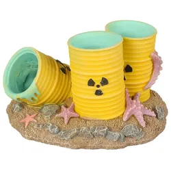 Europet Baril radioactif (Dekoration, Höhle, sonstige Gegenstände, Versteck), Aquarium Dekoration
