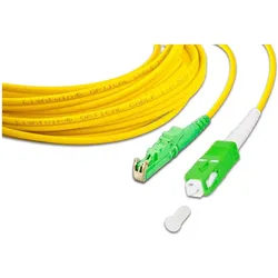 2x Lightwin LWL-Patchkabel LSH/APC-SC/APC, Singlemode, Simplex, 3m (3 m), Netzwerkkabel