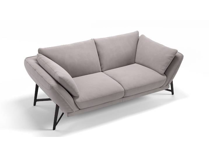 Stoff Sofa 2-Sitzer ESTELLA Hochwertige Luxus Couch