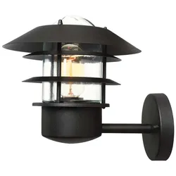 Außenleuchte Wandlampe Edelstahl 304 H 23,6 cm skandinavischer Stil Schwarz