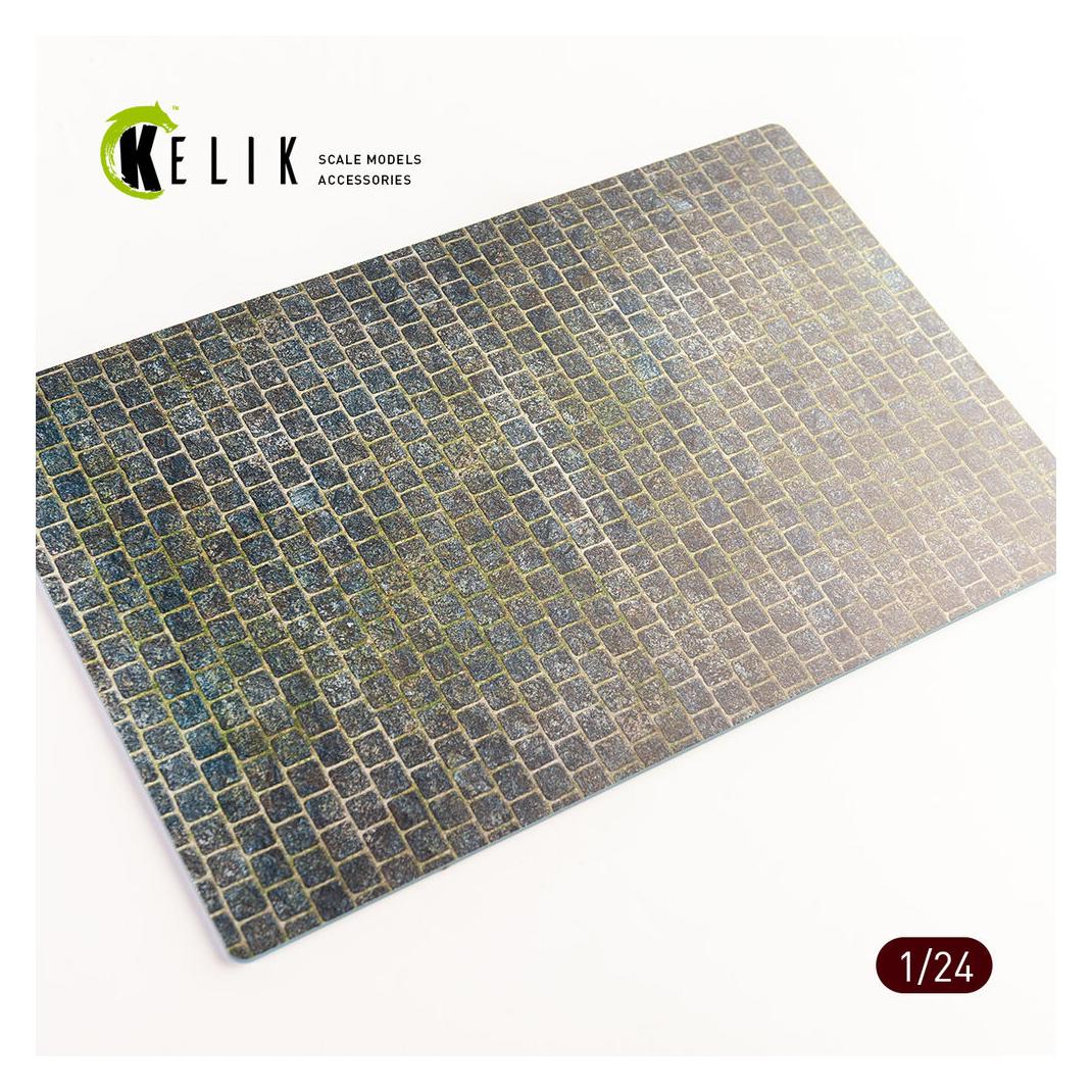 Kelik Cobblestone road 1910s-1930s Base - Acrylic 3 mm (280 x 180 mm) (170 g) (KS24011)