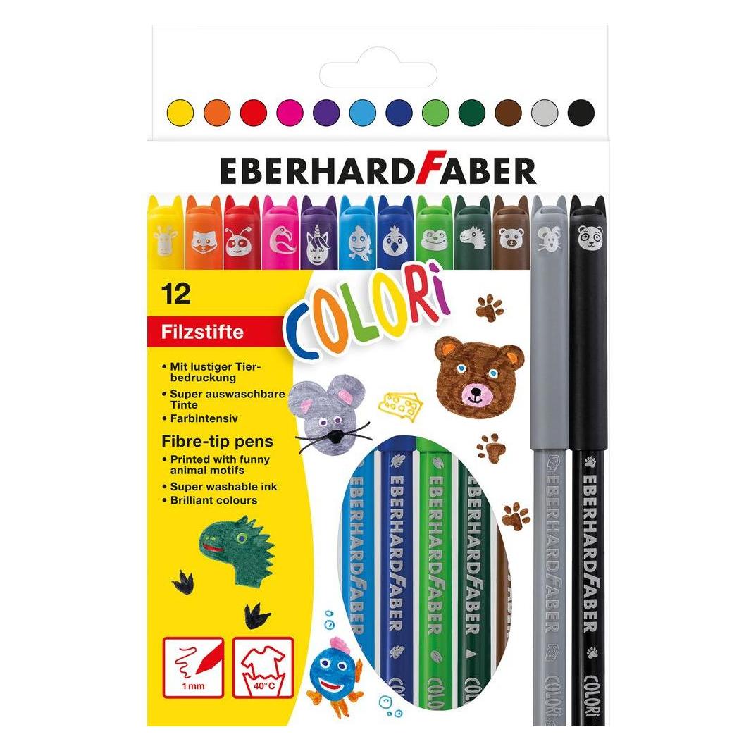 EberhardFaber Filzstifte Animal dünn 12erPA (12x) (551112)