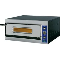GGF Pizzaofen E-Start Line mit einer Kammer für 4 Pizzen à 320 mm, 4,2 kW, 900x785x420 mm (BxTxH)