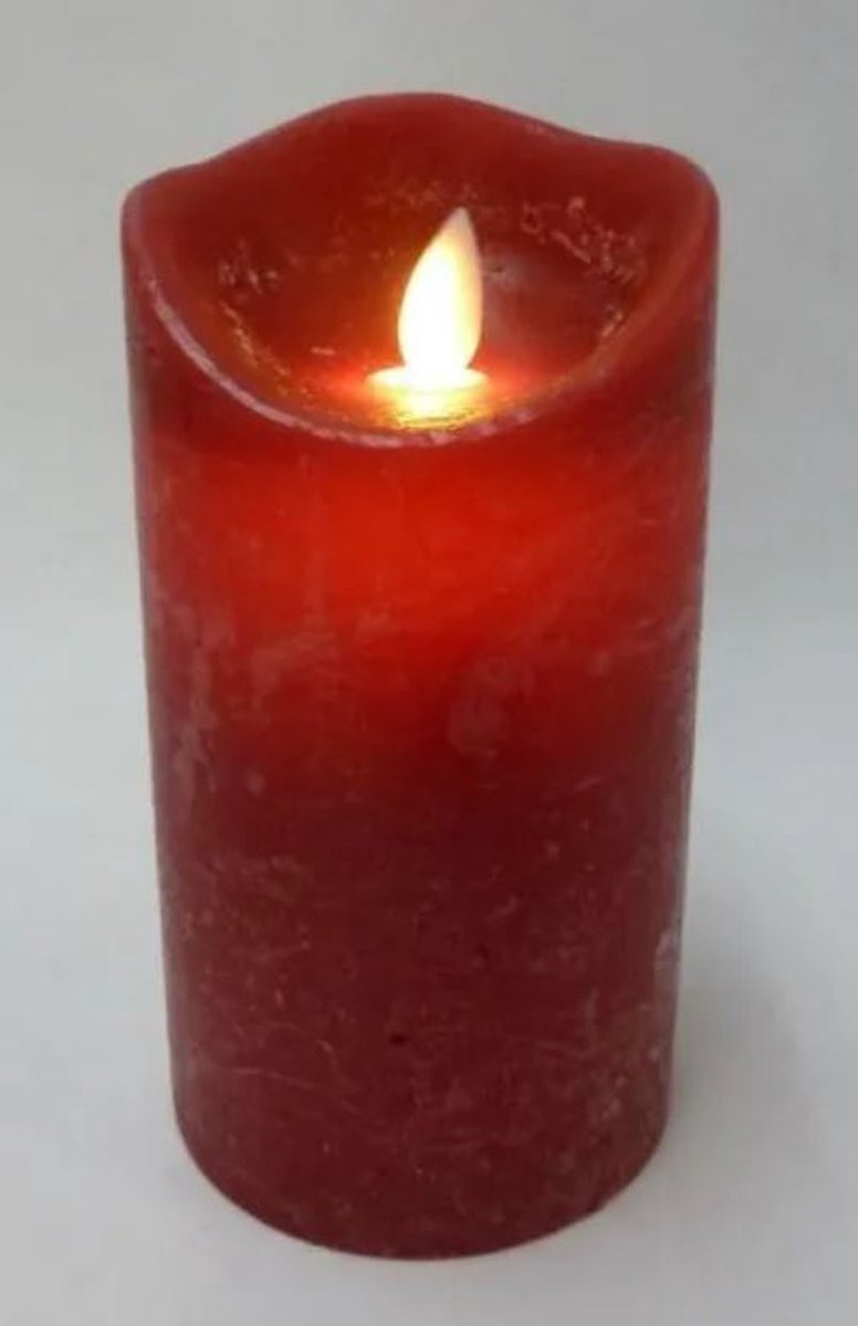 Magic Flame Timer Kaars Rood 76 x 152 mm