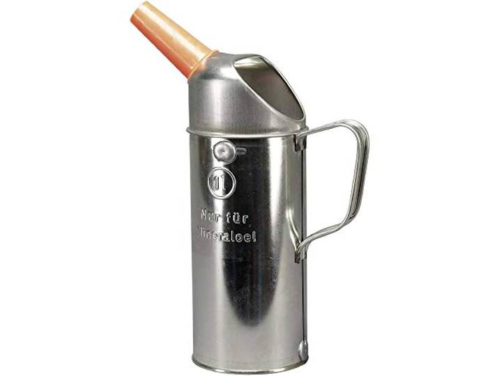 Pressol maatbeker zacht blik 1,0 liter, zilver