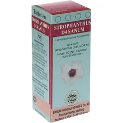 STROPHANTHUS D 4 Sanum Tabletten 80 St
