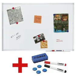 OTTO Office Whiteboard / Weißwandtafel 90 x 60 cm inkl. Whiteboard Starterset »Basic« mehrfarbig