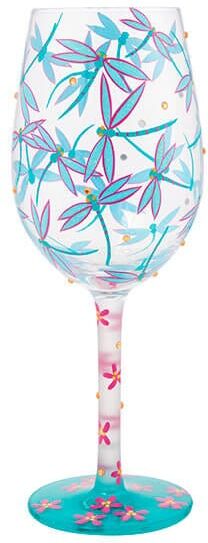 Lolita Dance of The Dragonflies Wine Glass