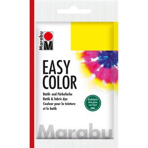 Marabu Textilfarbe Easy Color, Dunkelgrün, Batikfarbe, Pulver 25g