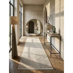 Läufer Kurzflor Beige 80x150 cm - SCRIVIA   Kadima Design
