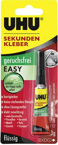 UHU EASY Sekundenkleber 46130 3 g