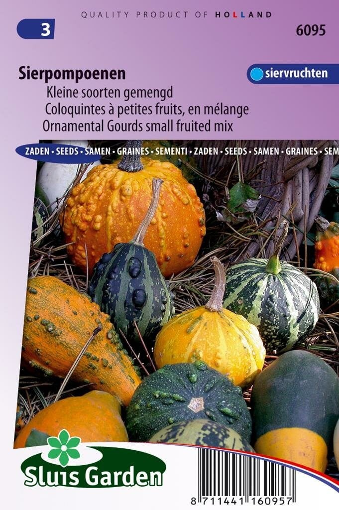 Sluis Garden Sierkalebas zaden Cucurbita Pepo