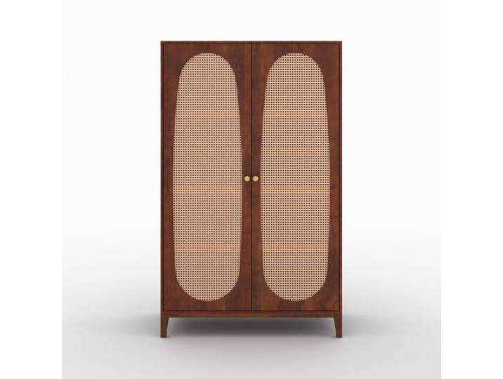 Armoire en bois de manguier et cannage - Lanka - Maison Pavane