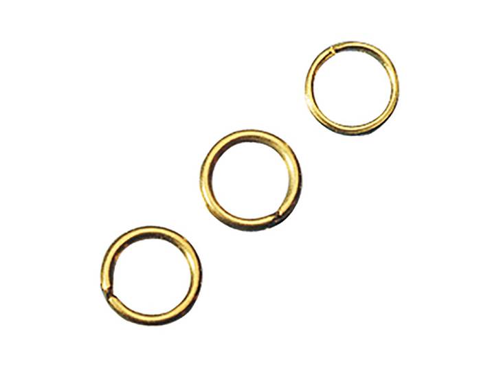 Rayher Spaltringe Gold ⌀ 9 mm 10 Stück
