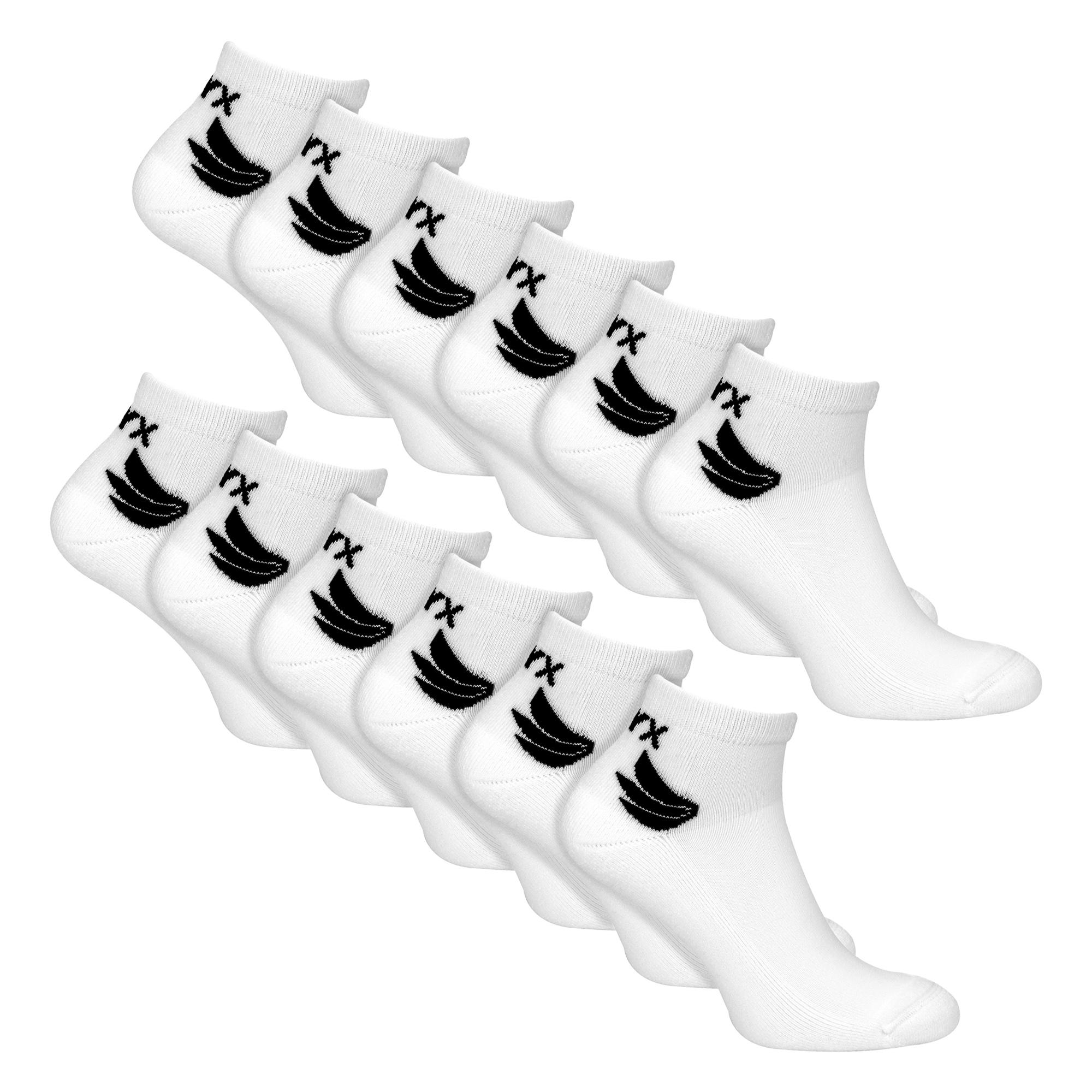 12er Pack Herren Bambus Knöchelsocken | Verstärkter Fersen- und Zehenbereich, weiche atmungsaktive Socken