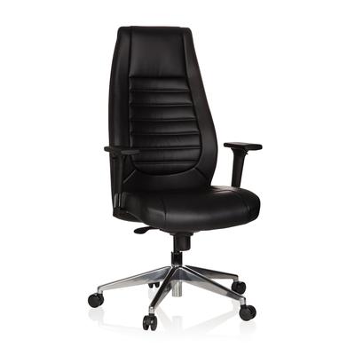 Bürostuhl / Chefsessel VITORO Kunstleder schwarz hjh OFFICE
