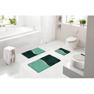 Badematte BATEX, grün (salbei), H:27mm, Polyacryl, Badematten, Badematte, extra weiches und pflegeleichtes Garn