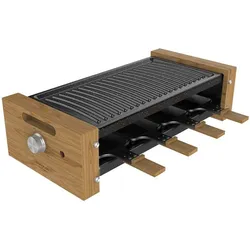 Cecotec Cheese&Grill 8200 Wood 8 Person(en), Holz, Racletteofen, Schwarz