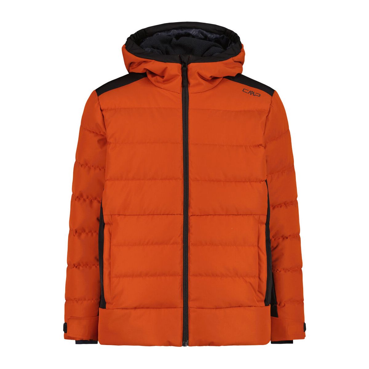 CMP KID Ski Jacket FIX Hood brick (C698) 104 35W0314-C698-104
