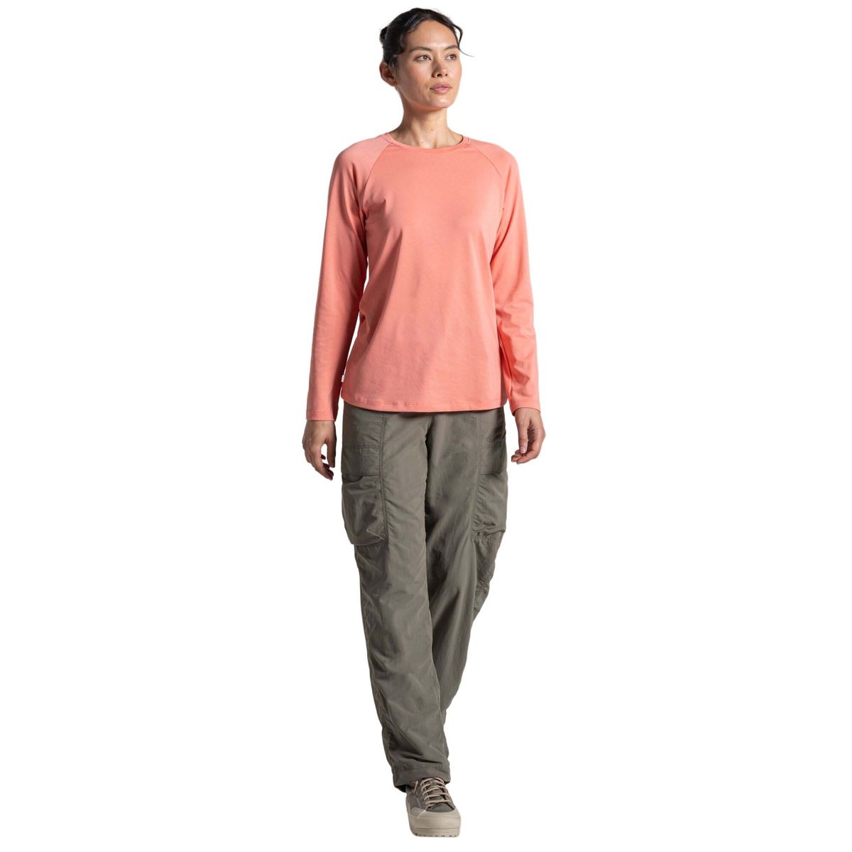Craghoppers Nosilife Nour Long Sleeved T-shirt spiced apricot (1S2) 36 CWT1417 1S2 10L