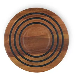 LE CREUSET Holzuntersetzer magnetisch - D/H ca. 20.30x1.53