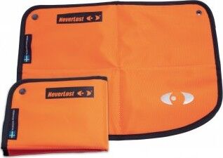 Never Lost NeverLost Sit Mat Foldable Black/Orange OneSize