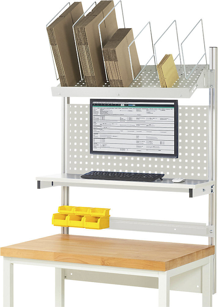 System-Aufbau-Komplettset 3, für Werkbank, Breite 1000 mm RAU