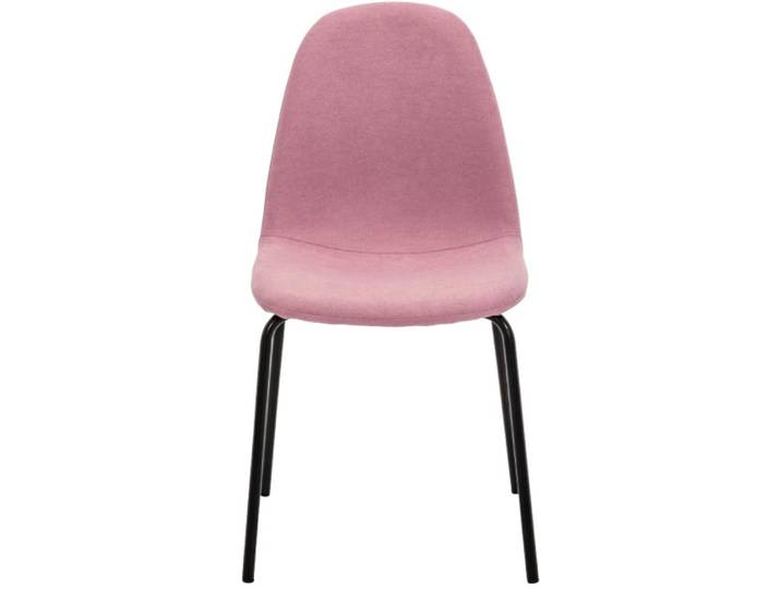 Stilvoller Schalenstuhl Malina Stoff pink - Schalenstuhl