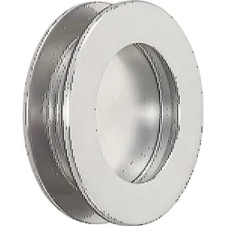 Kws Muschelgriffpaar 5254 Alu.silberf.elox.EL.-D.50mm