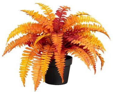 Nearly Natural 17-in Autumn Artificial Fall Boston Fern Plant