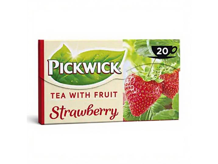 Pickwick Aardbei Fruit Thee - 20 Zakjes