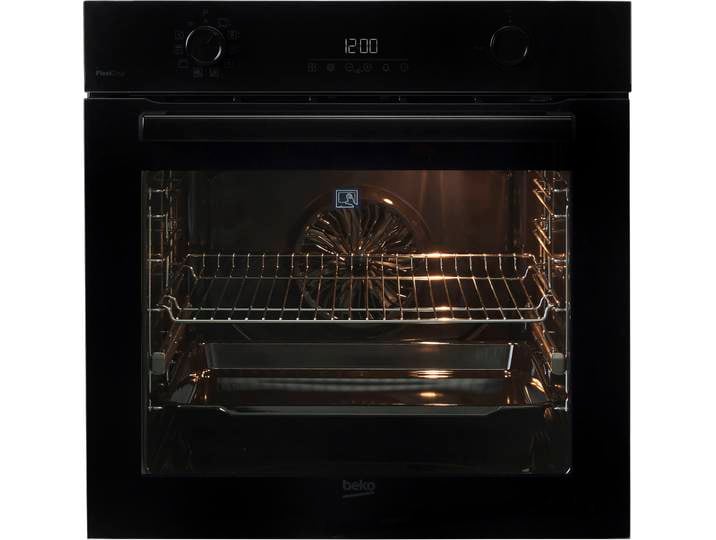 BEKO Pyrolyse Backofen BBIM17300BMPEF , Energieeffizienz: A+, schwarz, B:59,4cm H:59,5cm T:56,7cm, Backöfen, Die AeroPerfect-Technologie: für einheitliches und präzises Backen, Pyrolyse Backofen