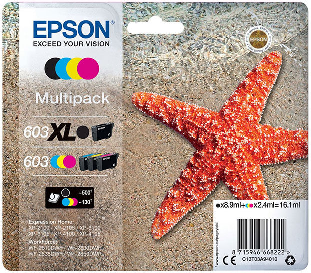 TINTEIRO EPSON 603 XL C13T03A9