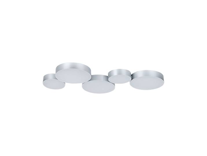 Plafonnier à led métal argenté