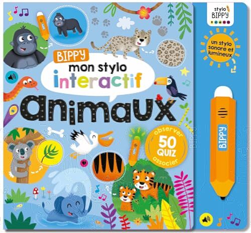 1, 2, 3 soleil ! - Bippy, mon stylo interactif : animaux : 50 quiz, observer, associer - Preis vom 09.10.2026 07:28:09 h