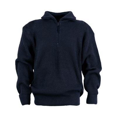 Kapuzenpullover CRAFTLAND "Troyer", Herren, Gr. XL, blau (marine), Obermaterial: 100% Polyacryl PAN., Pullover Kapuzenpullover