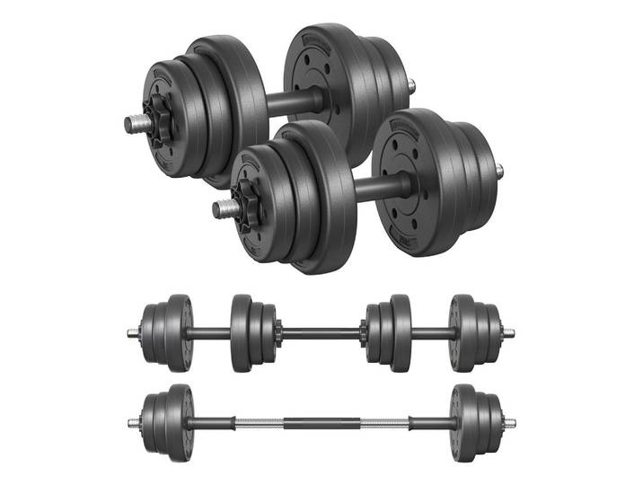 FITNESS-SET Dumbbell Schwarz B: 42 cm