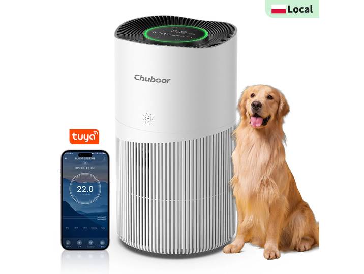 Purificateur d'air domestique, filtre HEPA H13, élimine les PM2.5, les odeurs d'animaux, les poils et les mauvaises odeurs, ultra-silencieux, débit de 402 m³/h, adapté aux grands espaces de 120 m²