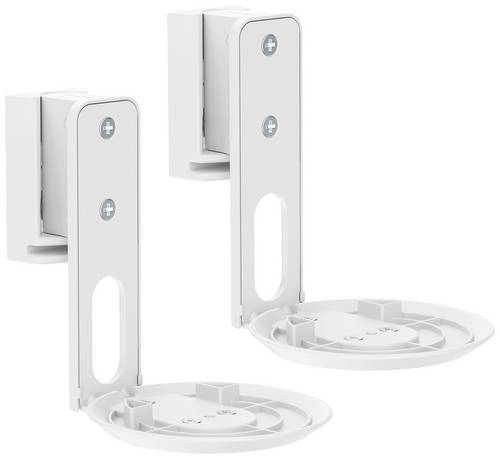 My Wall HS40WL Lautsprecher-Wandhalterung Drehbar, Neigbar Weiß 2St.