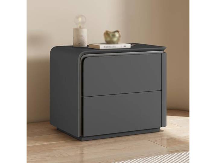 JHPfdhDTR Nachttisch, Nachttisch for Schlafzimmer(Dark Gray,40x40x50cm)