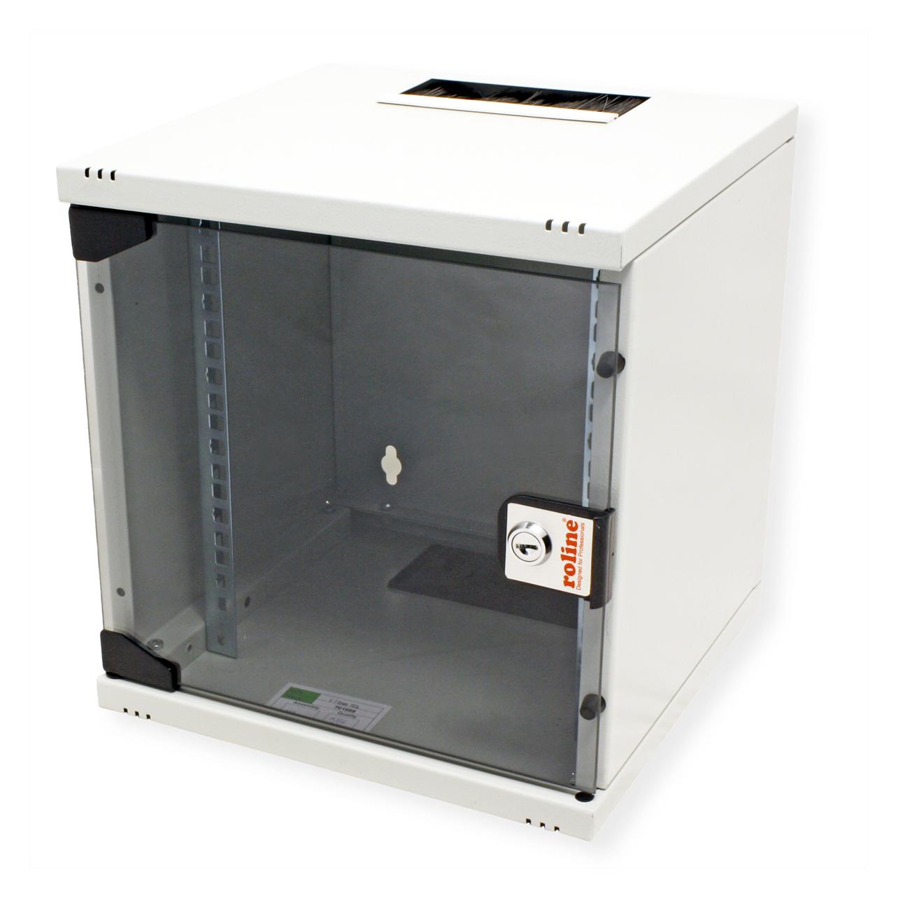 Roline 10-Zoll Wandgehäuse 6 HE (6 HE, 10 Zoll Rack) (26.21.0024)