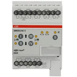 ABB Schalt-/Jalousieaktor 8fach 16A, REG SAH/S8.16.7.1