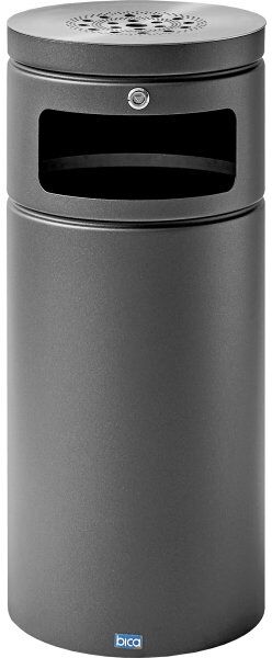 Bica 5070 Udendørs Affaldsbeholder M/askebæger 75l