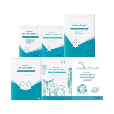 Ich kann lesen 1 bis 6 - im Set - 6 Schülerarbeitshefte 1. bis 4. Klasse, Taschenbuch von Sternchenverlag GmbH,Katrin Langhans, Sternchenverlag,