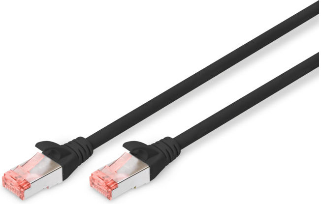 DIGITUS Câble de raccordement CAT 6 S/FTP 0,25 m noir DK-1644-0025/BL (DK-1644-0025/BL)