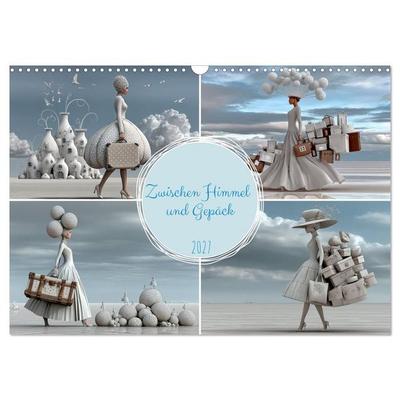 Zwischen Himmel und Gepäck (Wandkalender 2027 DIN A3 quer), CALVENDO Monatskalender