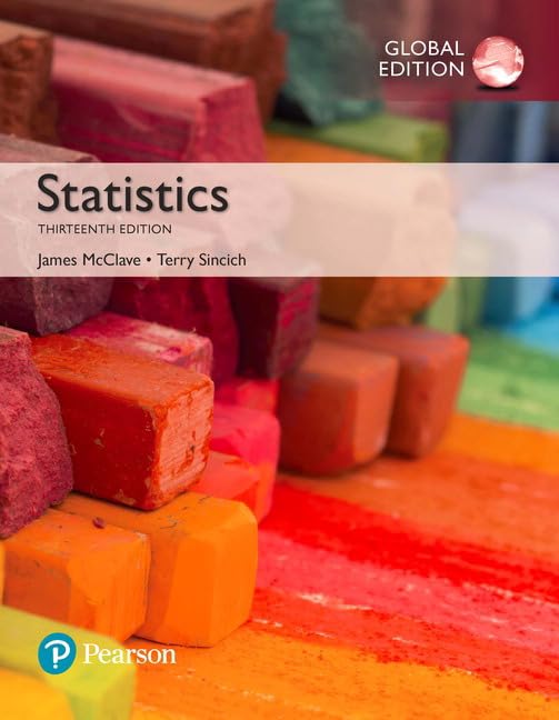 McClave, James T. - Statistics, Global Edition - Preis vom 09.10.2026 07:28:09 h